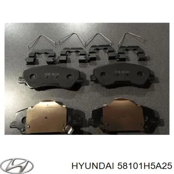 58101H5A25 Hyundai/Kia колодки гальмівні передні, дискові