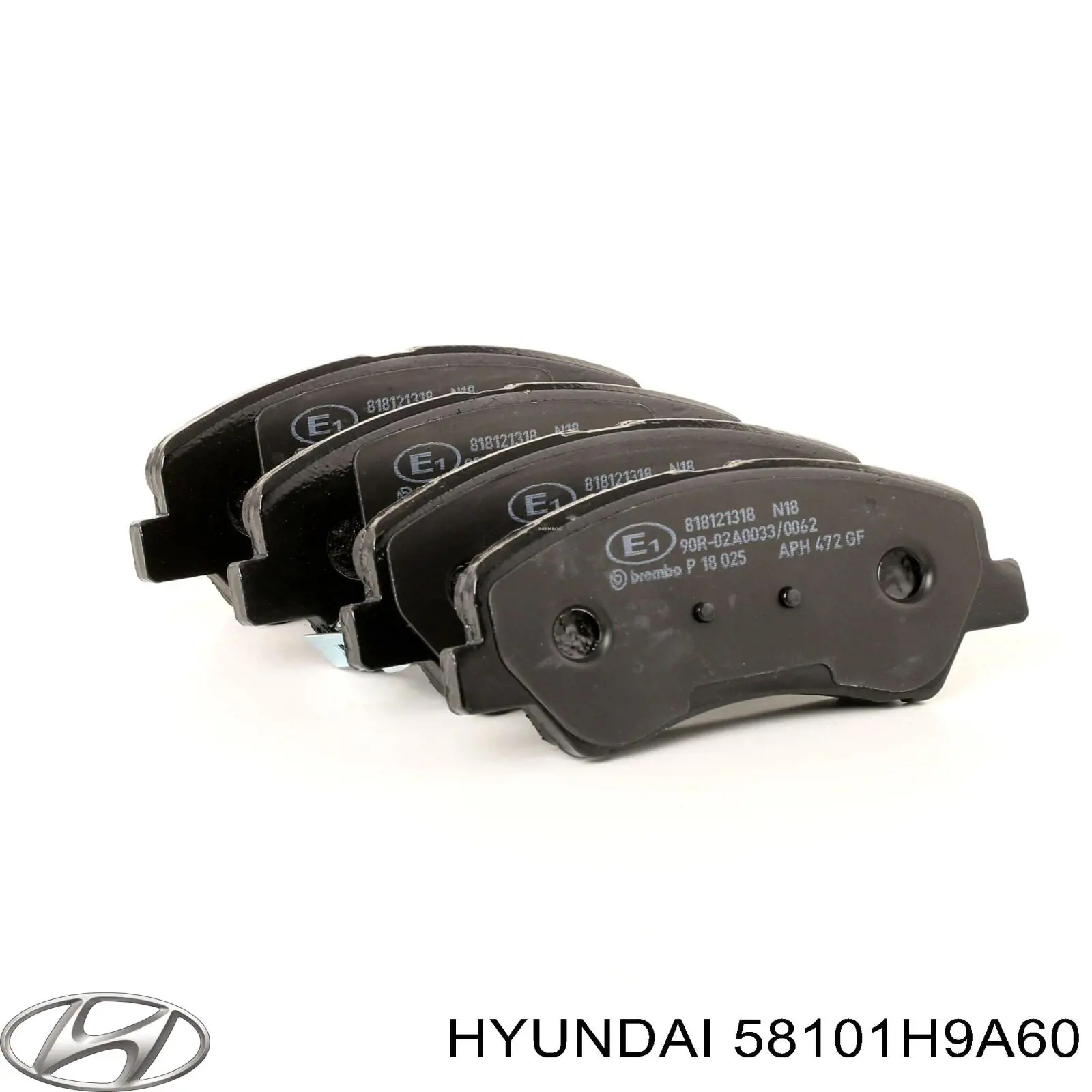 Гальмівні колодки Hyundai/Kia 58101H9A60 ціна, від 19.32 USD
