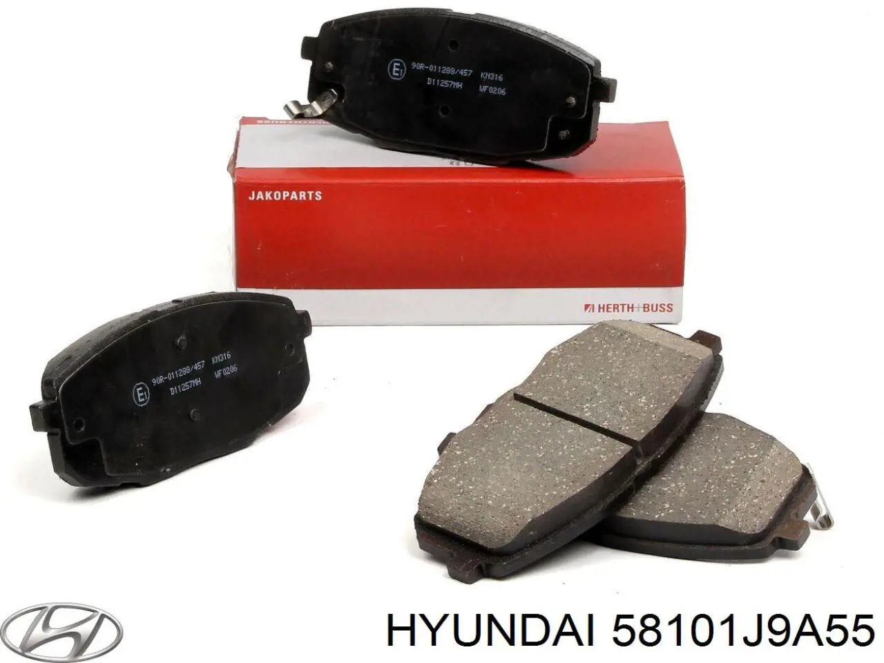 58101J9A55 Hyundai/Kia Передні гальмівні колодки