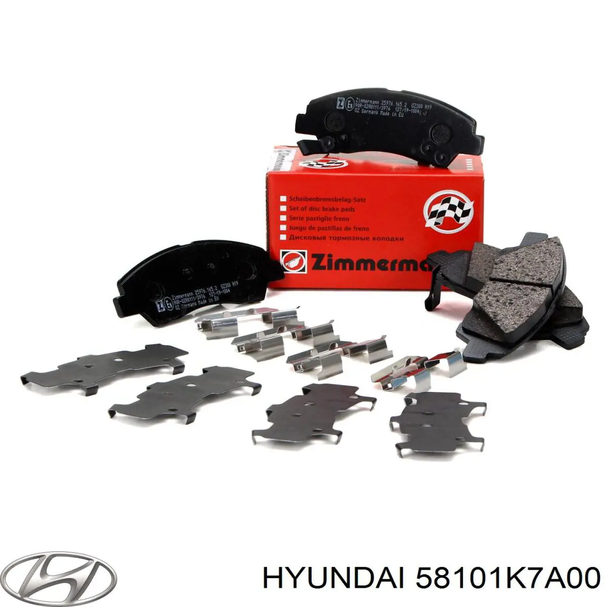 58101K7A00 Hyundai/Kia Передні гальмівні колодки
