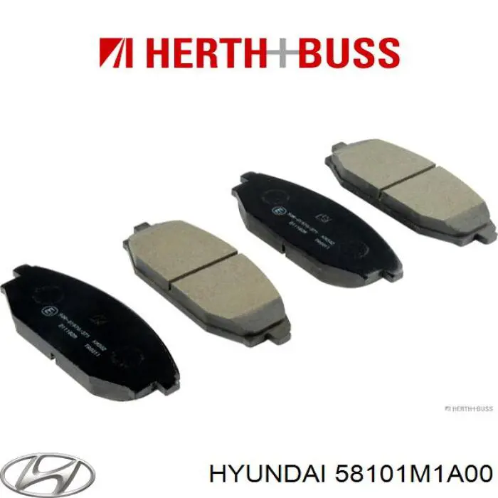 Тормозні колодки Hyundai/Kia 58101M1A00