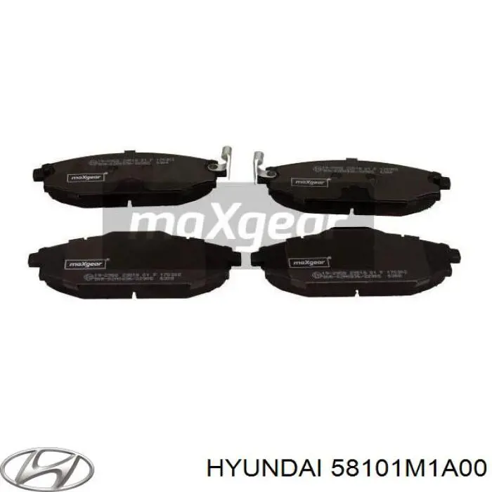 Гальмівні колодки Hyundai/Kia 58101M1A00 ціна, від 25.14 USD