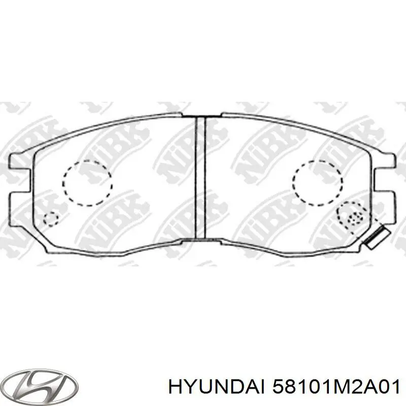 Гальмівні колодки Hyundai/Kia 58101M2A01 ціна, від 17.66 USD