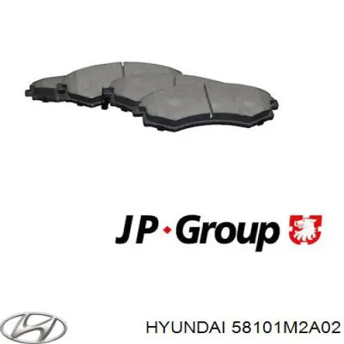 Гальмівні колодки Hyundai/Kia 58101M2A02 ціна, від 17.90 USD
