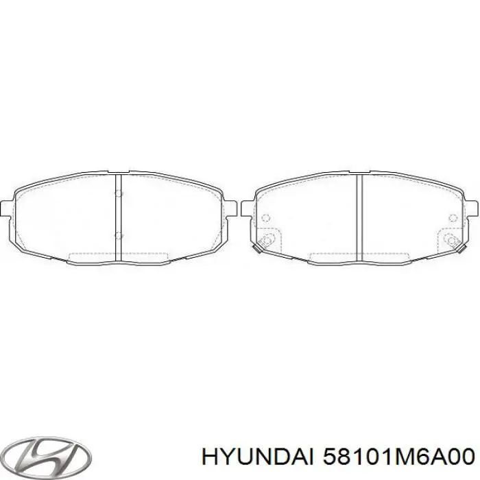 Гальмівні колодки Hyundai/Kia 58101M6A00 ціна, від 129.46 USD