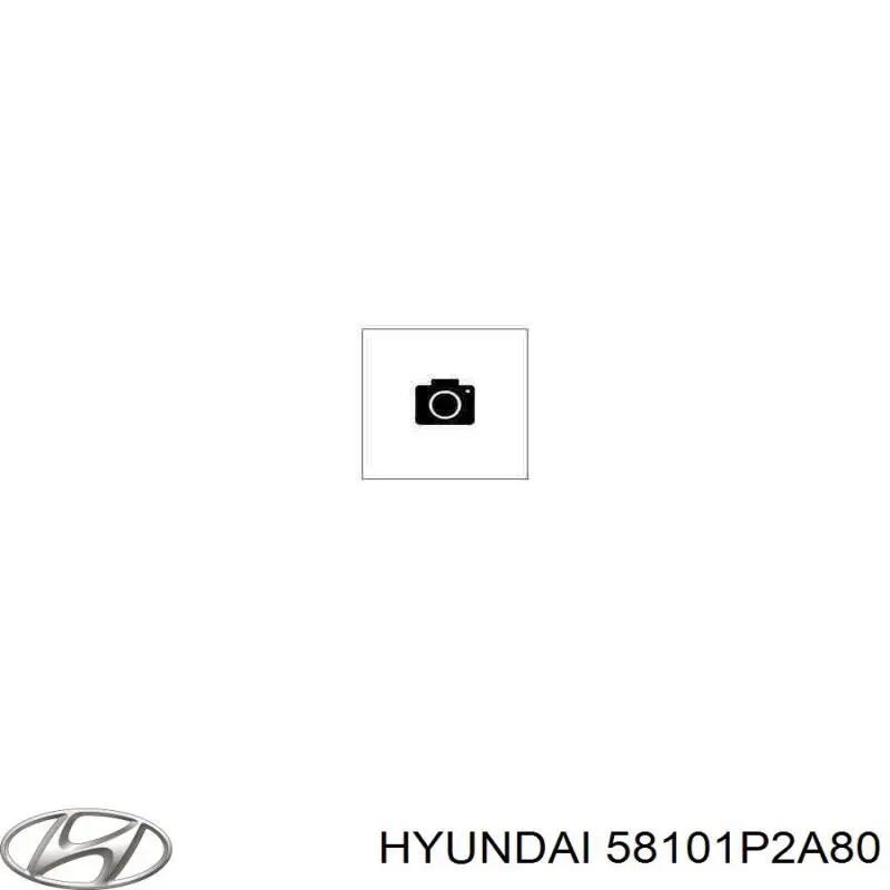 58101P2A00 Hyundai/Kia колодки гальмівні передні, дискові