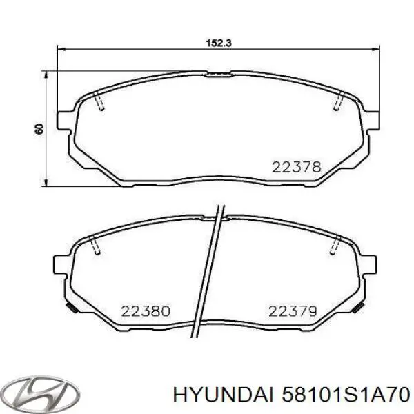  58101S1A70 Hyundai/Kia