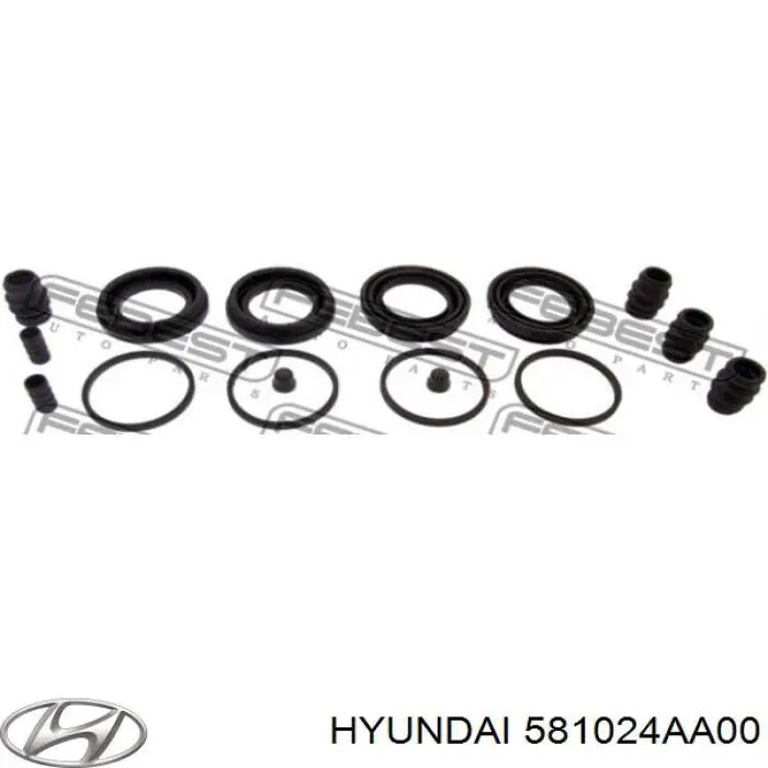 Купити 581024AA00 Hyundai/Kia Ремкомплект переднього супорту