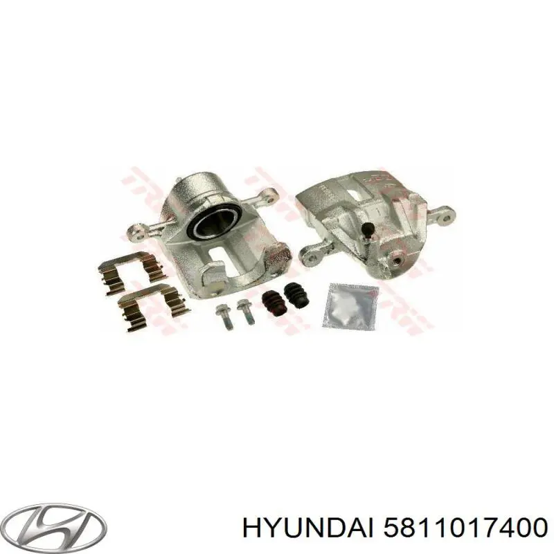 Супорт гальмівний передній лівий Hyundai/Kia 5811017400 ціна, від 34.87 USD
