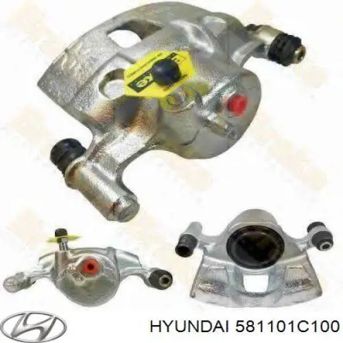 Купити 581101C100 Hyundai/Kia Супорт гальмівний передній лівий