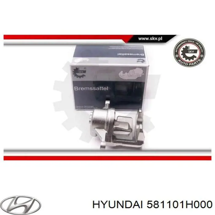 Супорт гальмівний передній лівий 581101H000 Hyundai/Kia
