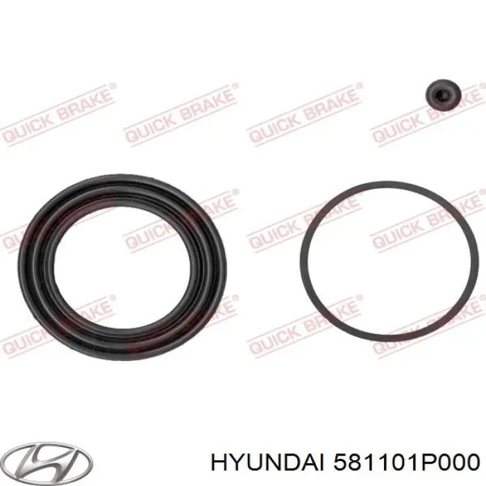 Купити 581101P000 Hyundai/Kia Супорт гальмівний передній лівий
