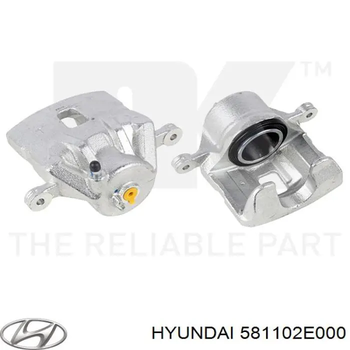 Супорт гальмівний передній лівий Hyundai/Kia 581102E000 ціна, від 19.00 USD