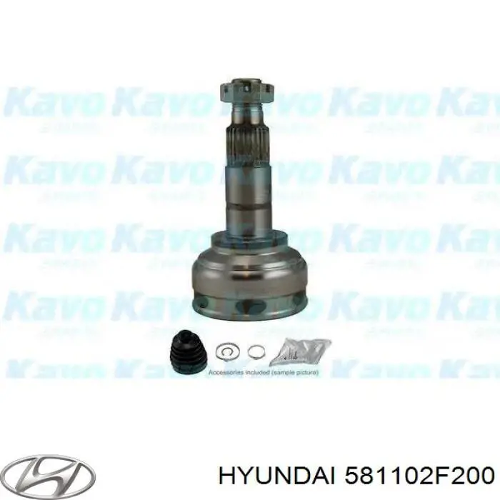 Купити 581102F200 Hyundai/Kia Супорт гальмівний передній лівий