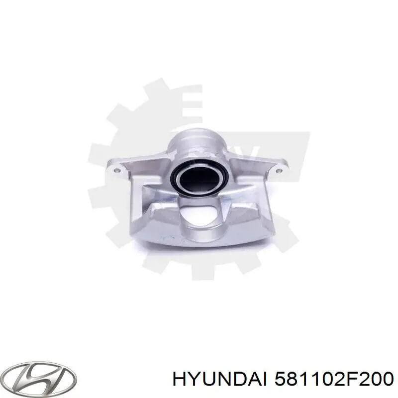 581102F200 Hyundai/Kia Супорт гальмівний, передній, лівий