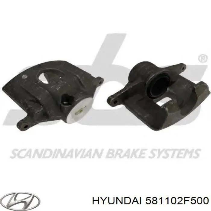 Купити 581102F500 Hyundai/Kia Супорт гальмівний передній лівий