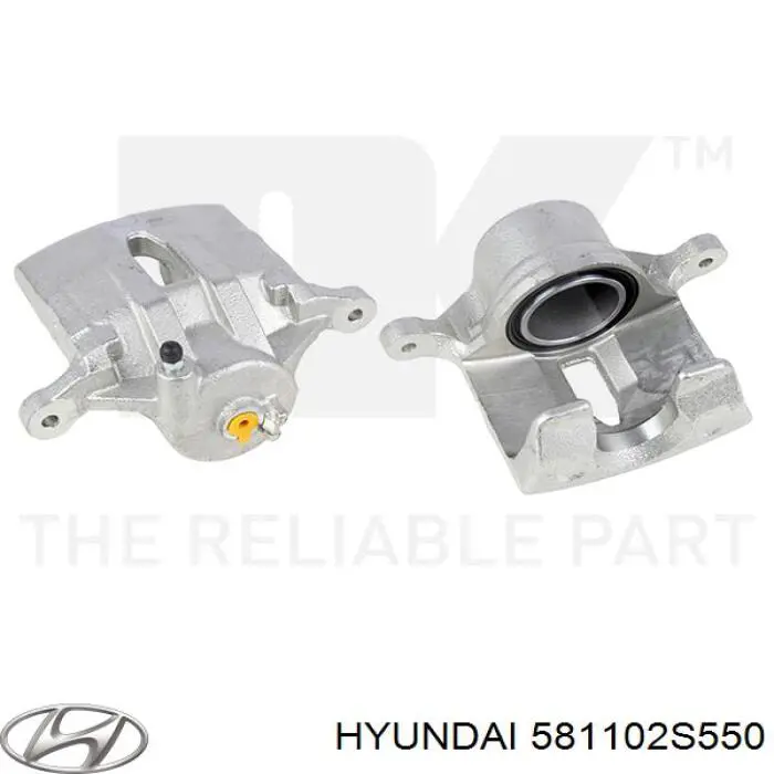 581102S550 Hyundai/Kia супорт гальмівний передній лівий