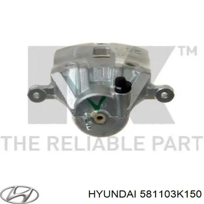 Супорт гальмівний передній лівий Hyundai/Kia 581103K150 ціна, від 15.19 USD