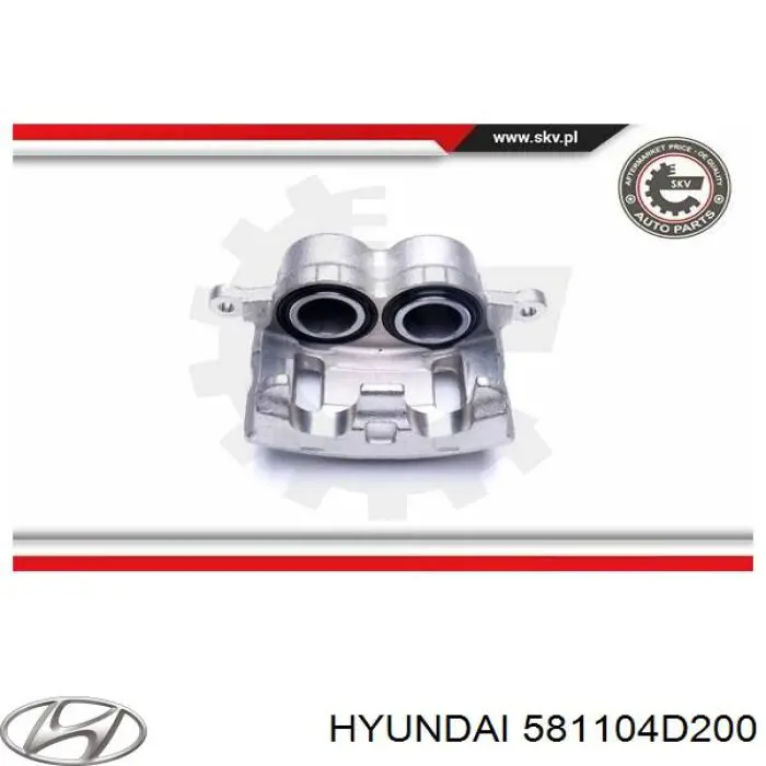 Купити 581104D200 Hyundai/Kia Супорт гальмівний передній лівий