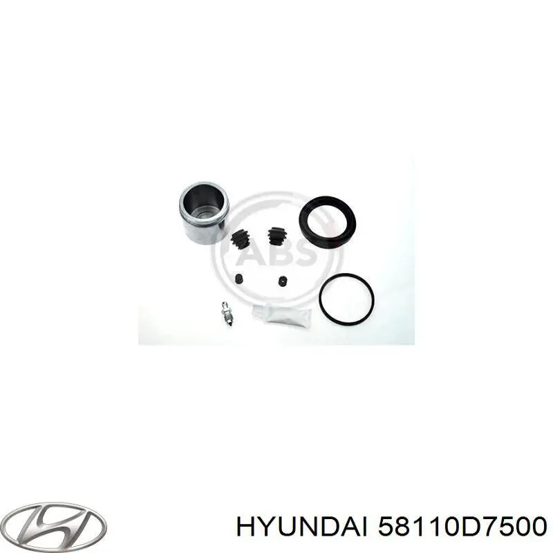 Супорт гальмівний передній лівий Hyundai/Kia 58110D7500 ціна, від 53.28 USD