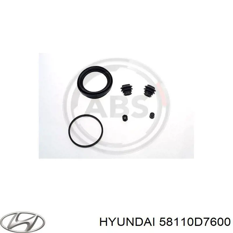 Купити 58110D7600 Hyundai/Kia Супорт гальмівний передній лівий