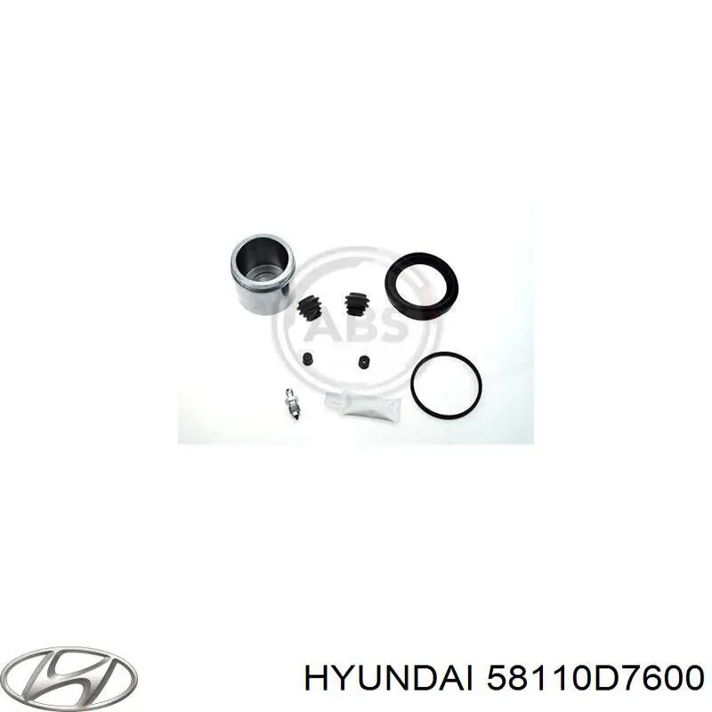 Супорт гальмівний передній лівий Hyundai/Kia 58110D7600 ціна, від 128.24 USD