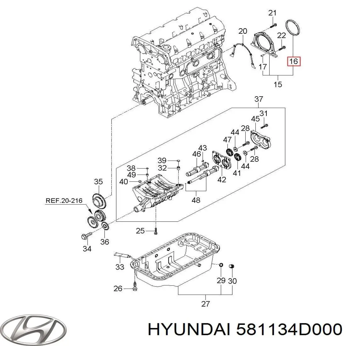 Сальник поршня переднього гальмівного супорта Hyundai/Kia 581134D000 ціна, від 6.13 USD