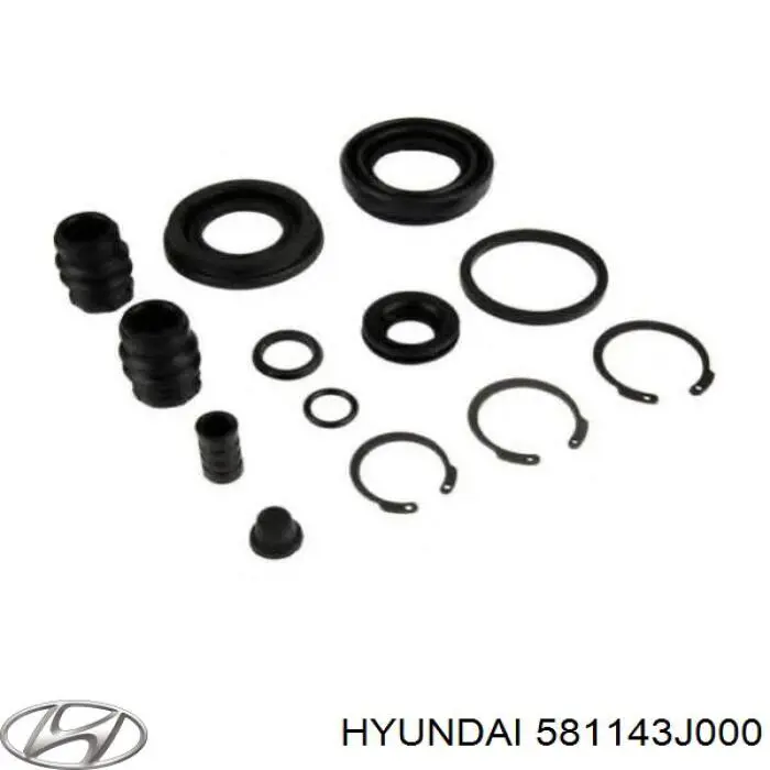 Пильник поршня заднього гальмівного супорта Hyundai/Kia 581143J000 ціна, від 7.88 USD