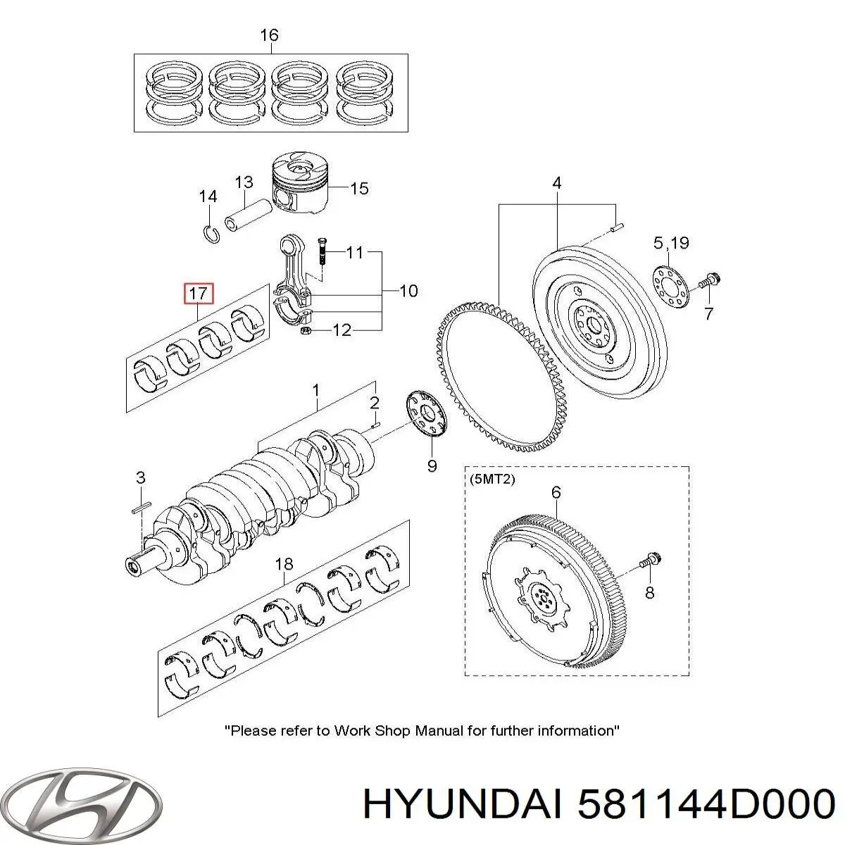 581144D000 Hyundai/Kia 