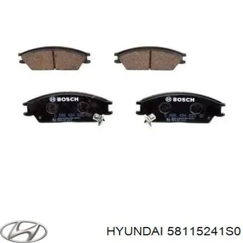 Гальмівні колодки Hyundai/Kia 58115241S0 ціна, від 12.36 USD