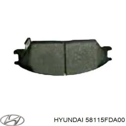 Тормозні колодки Hyundai/Kia 58115FDA00