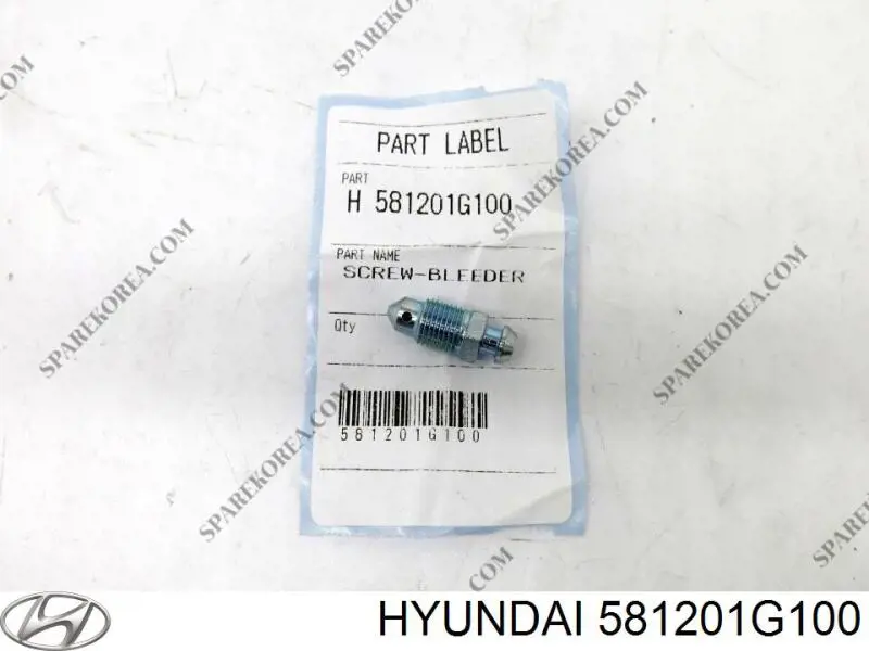 95975170 General Motors Штуцер прокачування супорту гальмівного, переднього