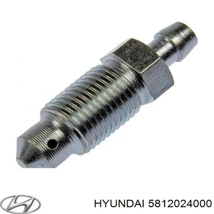 Купити 5812024000 Hyundai/Kia Штуцер прокачування супорту гальмівного, переднього