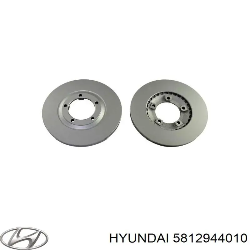 Гальмівні диски передні 5812944010 Hyundai/Kia
