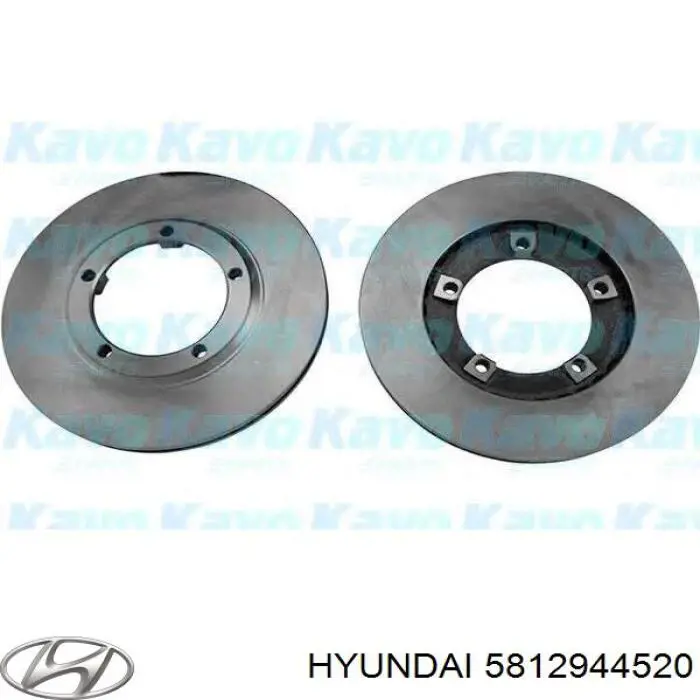 5812944520 Hyundai/Kia Гальмо дискове переднє