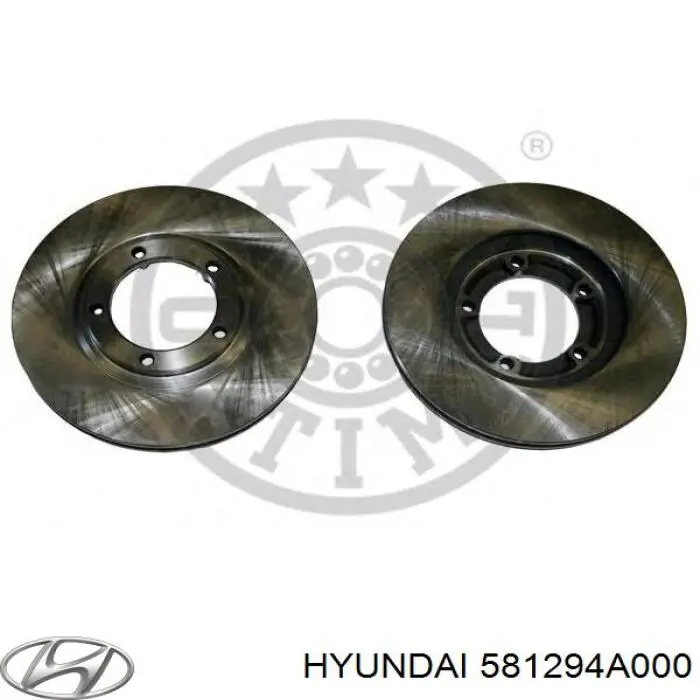 581294A000 Hyundai/Kia диск гальмівний передній