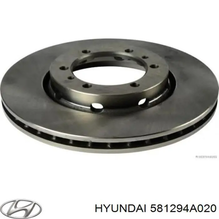 Диск переднього гальма Hyundai/Kia 581294A020 ціна, від 31.76 USD