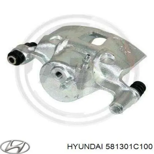 581301C100 Hyundai/Kia супорт гальмівний передній правий