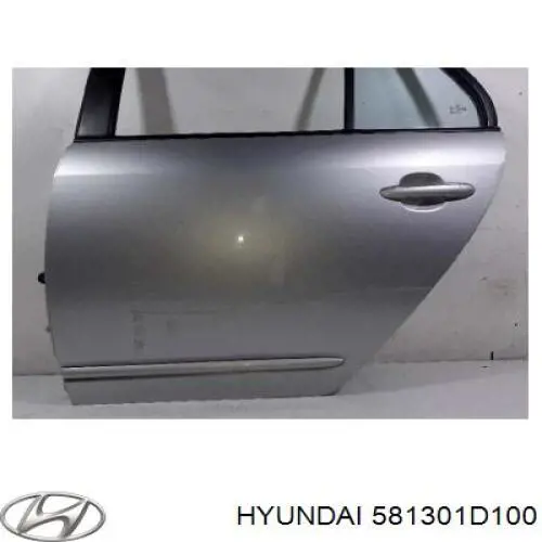 Супорт гальмівний, передній, правий Hyundai/Kia 581301D100