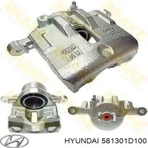 581301D100 Hyundai/Kia супорт гальмівний передній правий