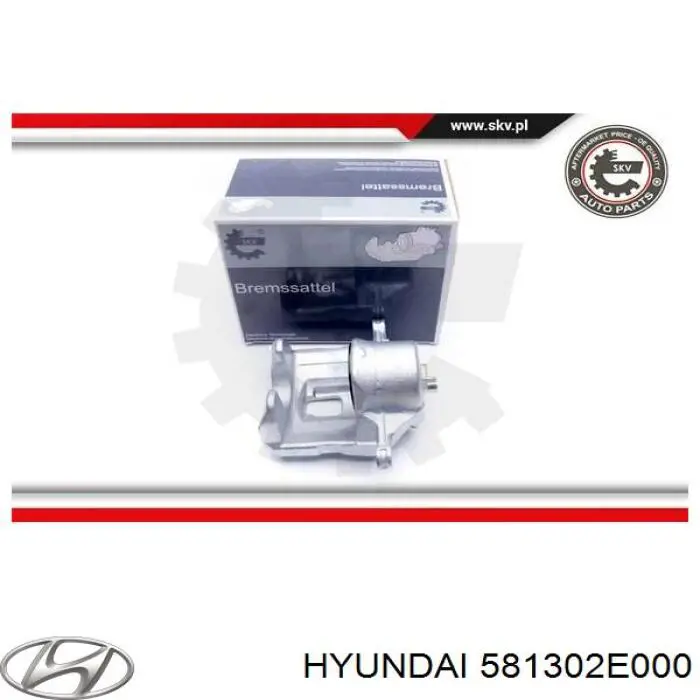 Купити 581302E000 Hyundai/Kia Супорт гальмівний передній правий