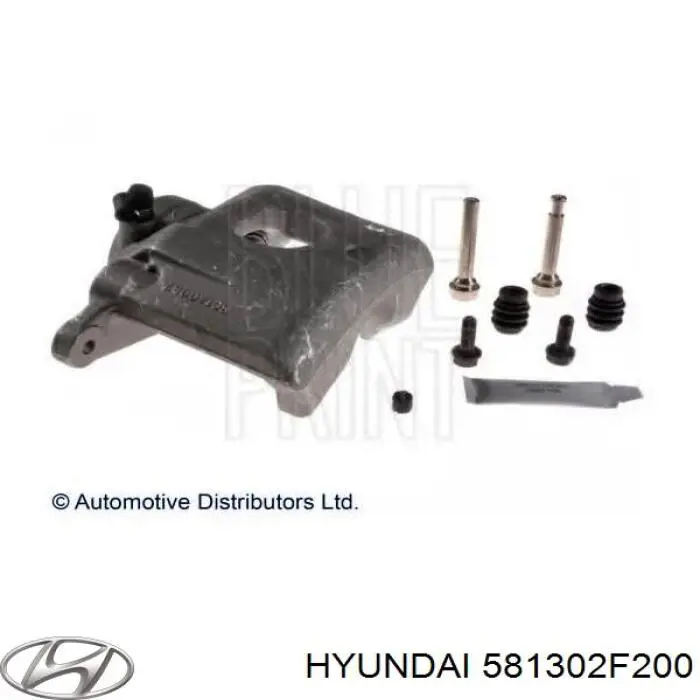 581302F200 Hyundai/Kia супорт гальмівний передній правий