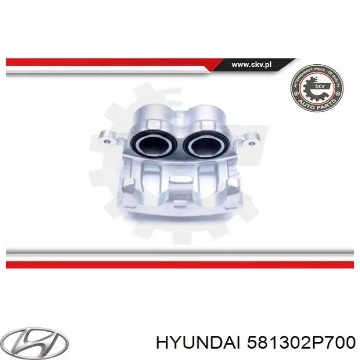 Hyundai/Kia супорт гальмівний передній правий
