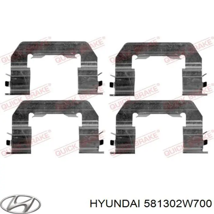 581302W700 Hyundai/Kia супорт гальмівний передній правий