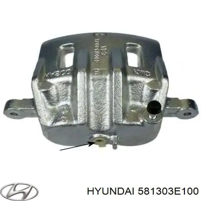 Супорт гальмівний передній правий Hyundai/Kia 581303E100 ціна, від 22.10 USD