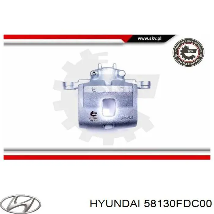 Супорт гальмівний передній правий 58130FDC00 Hyundai/Kia