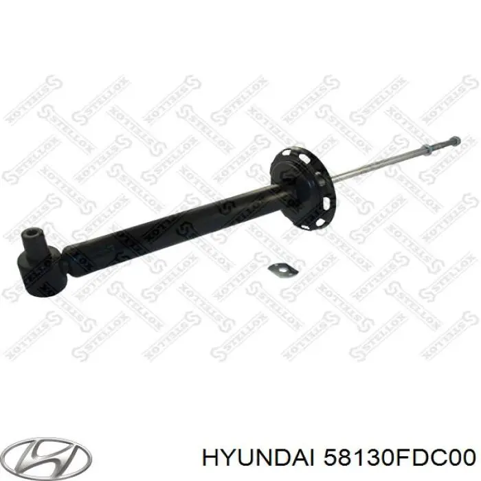 58130FDC00 Hyundai/Kia супорт гальмівний передній правий