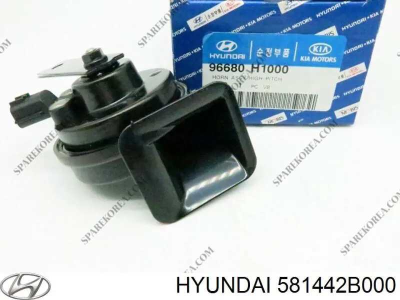 Комплект пружинок кріплення дискових колодок, передніх 581442B000 Hyundai/Kia