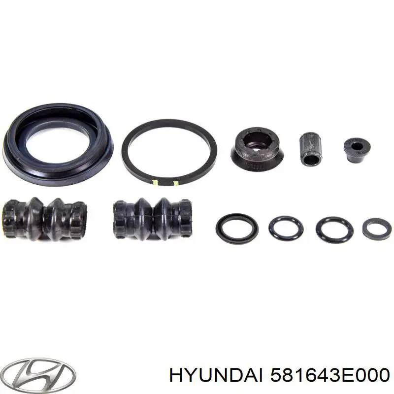 Купити 581643E000 Hyundai/Kia Пильник направляючої супортугальмівного, заднього