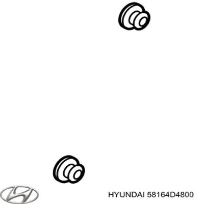 Ремкомплект супорту гальмівного переднього Hyundai/Kia 58164D4800 ціна, від 4.76 USD